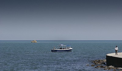 Strolling Lake Michigan