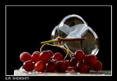 Bubbles On Grapes