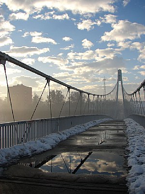 morning on the bridge