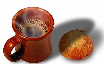 Guatemalan Coffe with Bread