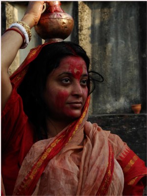 Woman in Red