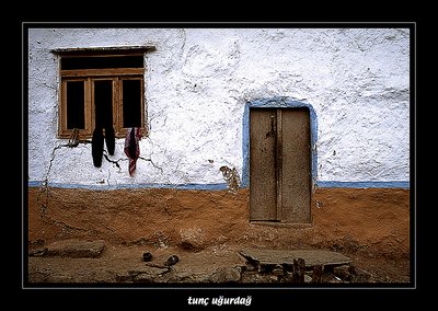 the window and the door are all alone