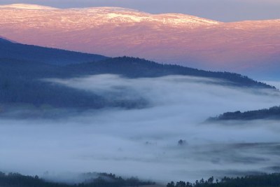 Misty valley