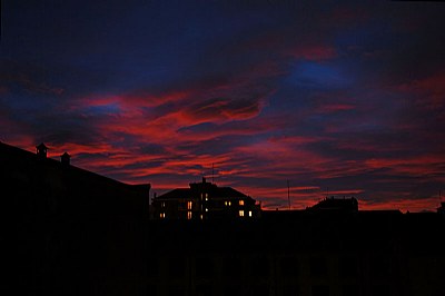 evil sunset