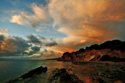 The effects of sunset
