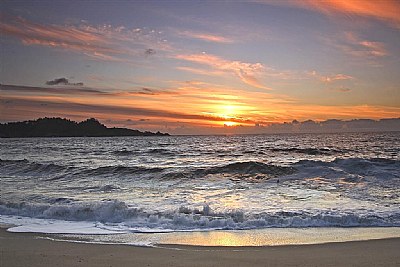 Sunset Carmel River Beach