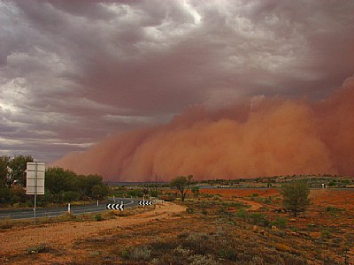 Dust Storm approaching