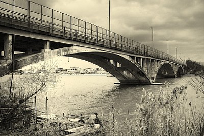 Under the bridge