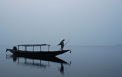 at the lake