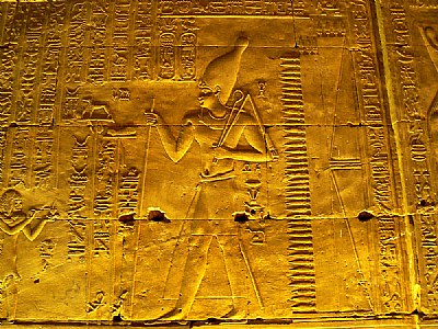 Pharaoh on the wall