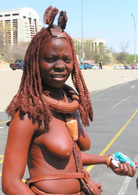 Himba Girl in Town