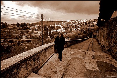 A pilgrim at Ein Karem
