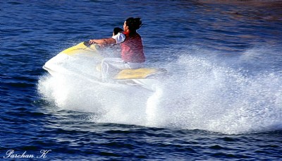  Water motorcycle..