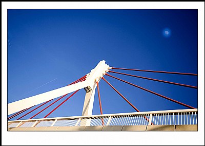 Moon Over Bridge (Colour)