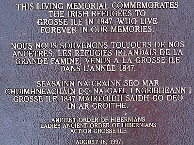 Grosse Île and the Irish Memorial part 3