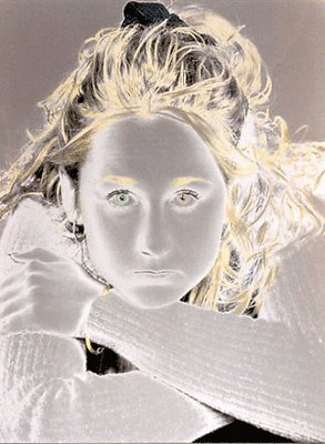 Hand Colored Solarized Portrait
