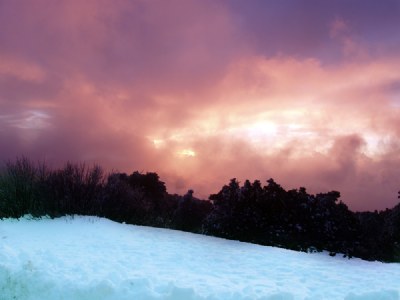 Snow at Troodos