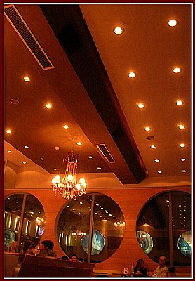 cafe lights...