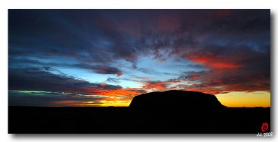 Sunrise over Ayers Rock