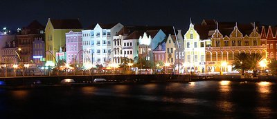 Willemstad Waterfront at Night