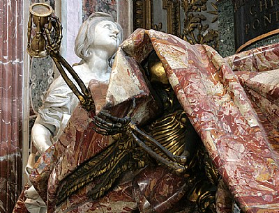 Allegoria della morte. Tomba di Alessandro VII