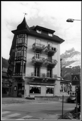 The house and the mountain