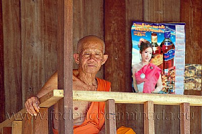 Indochina, Lao, monk