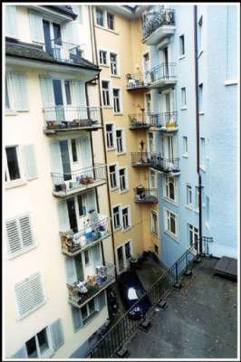 The small balconies of many different lives