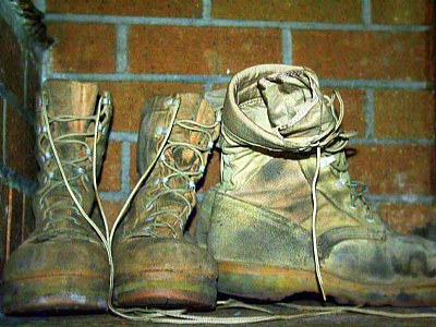 A Soldiers Boots