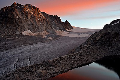 twilight on the rocks