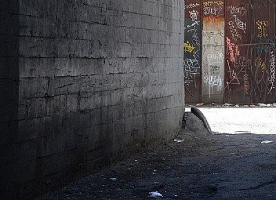 Alley at downtown LA