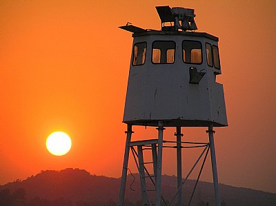 Watch Tower in Sunset