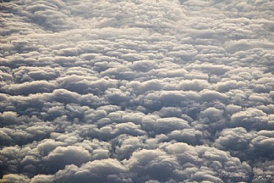 over the clouds
