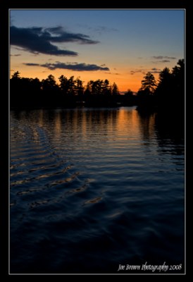 Sunset on Stoney Lake