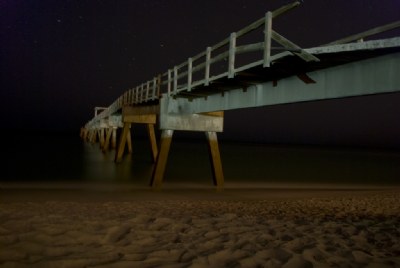 the pier at night II 