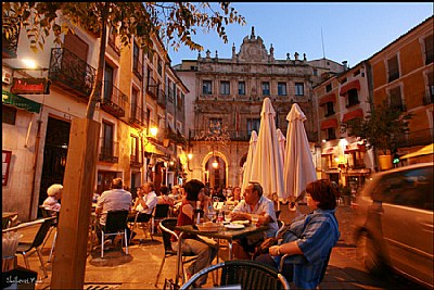 Evening at Cuenca Spain