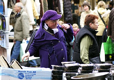 at the market