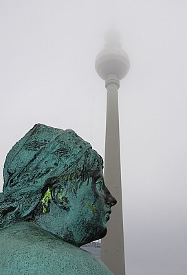 A foggy day in Berlin