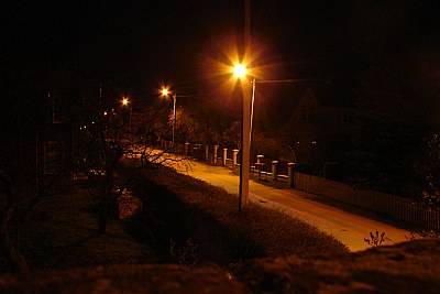 Neighbourhood at night