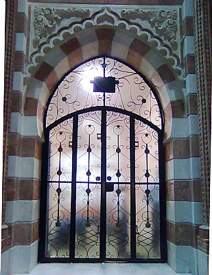 The mosque door