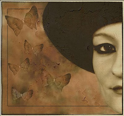 Portrait With Butterfly