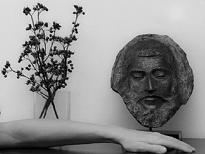 Gauguin's Death Mask with Arm.