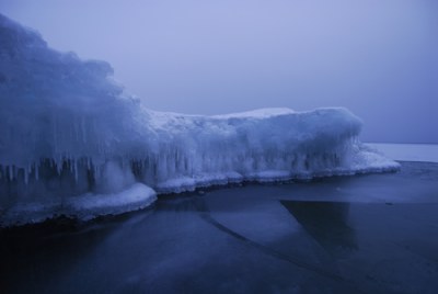 ice doon at dusk