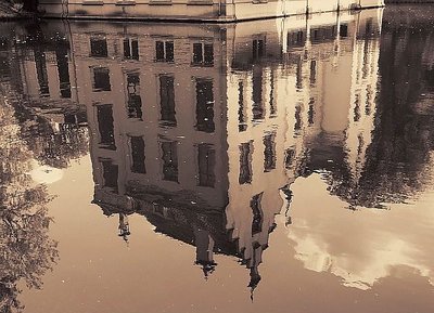 Reflections with sepia tones