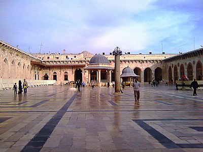 courtyard of the mosque