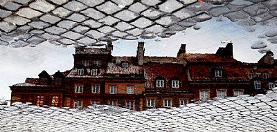 Old Town in puddle