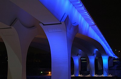 The New 35W Bridge at night #1