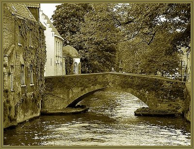 A bridge of Bruges