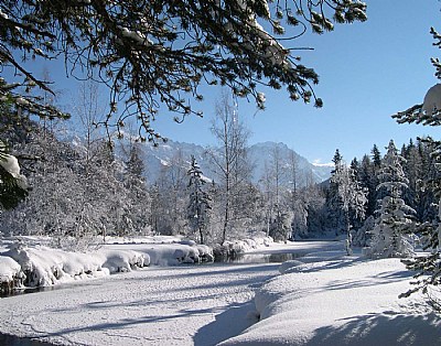 Rivière à Champex