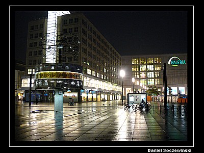 Alexanderplatz at night